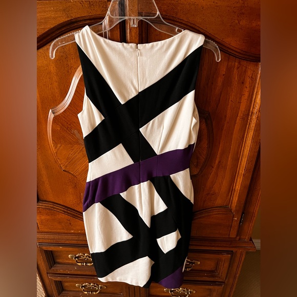 NWOT Cache Diagonally Patterned Dress - Picture 3 of 3